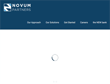 Tablet Screenshot of novumpartners.com